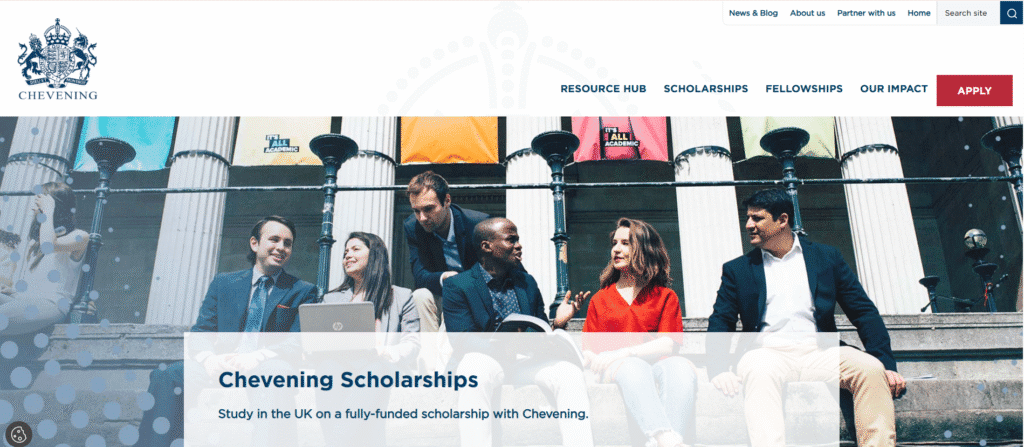 Chevening Scholarship 2026 – Fully Funded Master’s Study in the UK