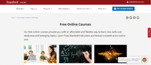 Stanford University Free Online Courses | Learn for Free