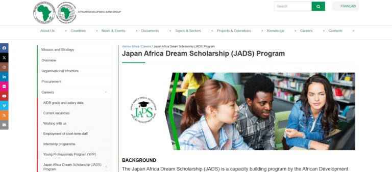 Japan Africa Dream Scholarship 2025