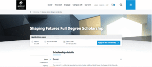 Shaping Futures Scholarship 2026 | University of Newcastle
