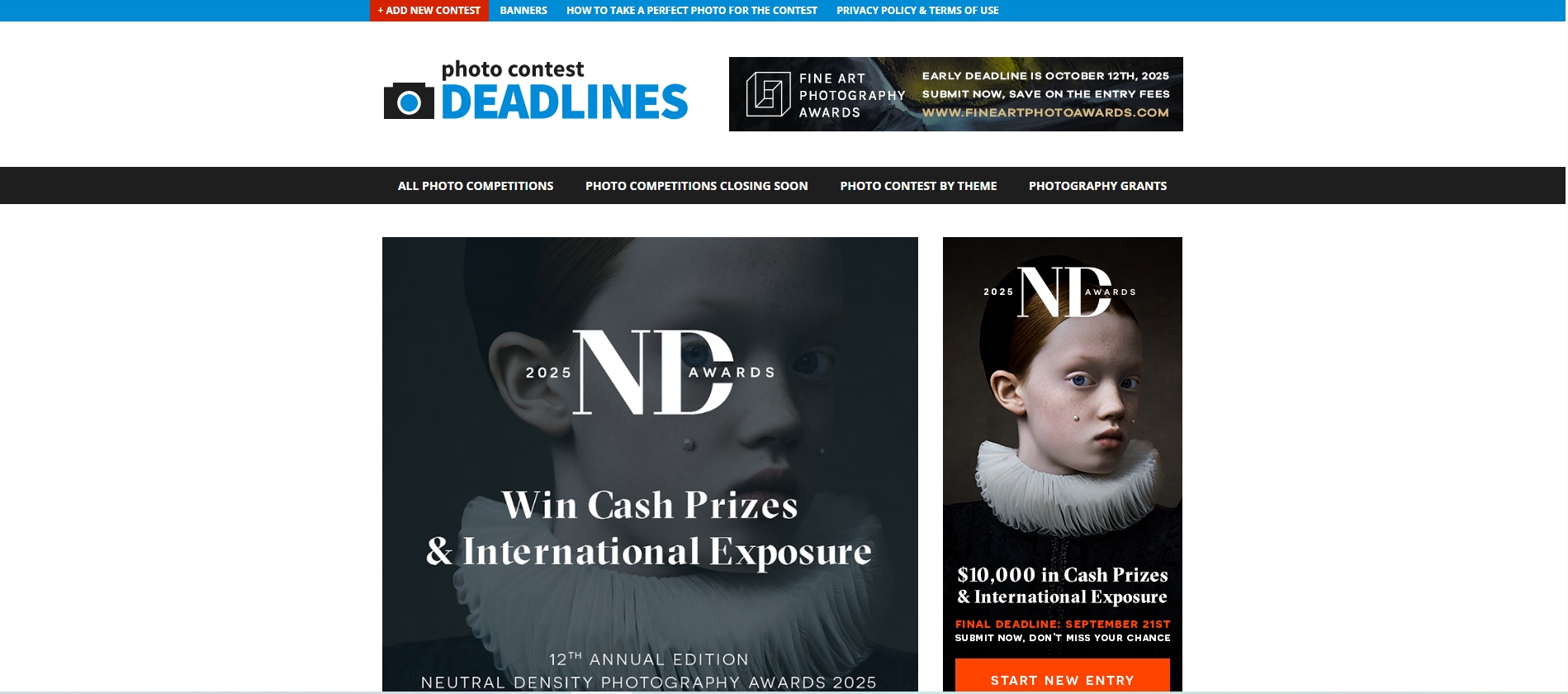 ND Awards 2025 International Photography Competition