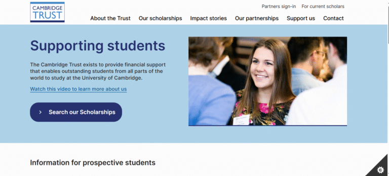 Cambridge Trust 2026