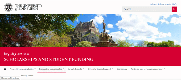 University of Edinburgh Scholarships