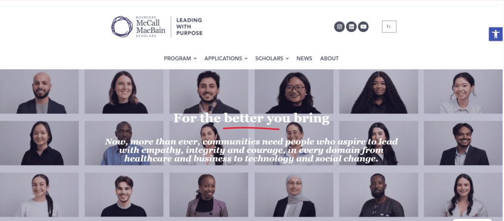 McCall MacBain Scholarship