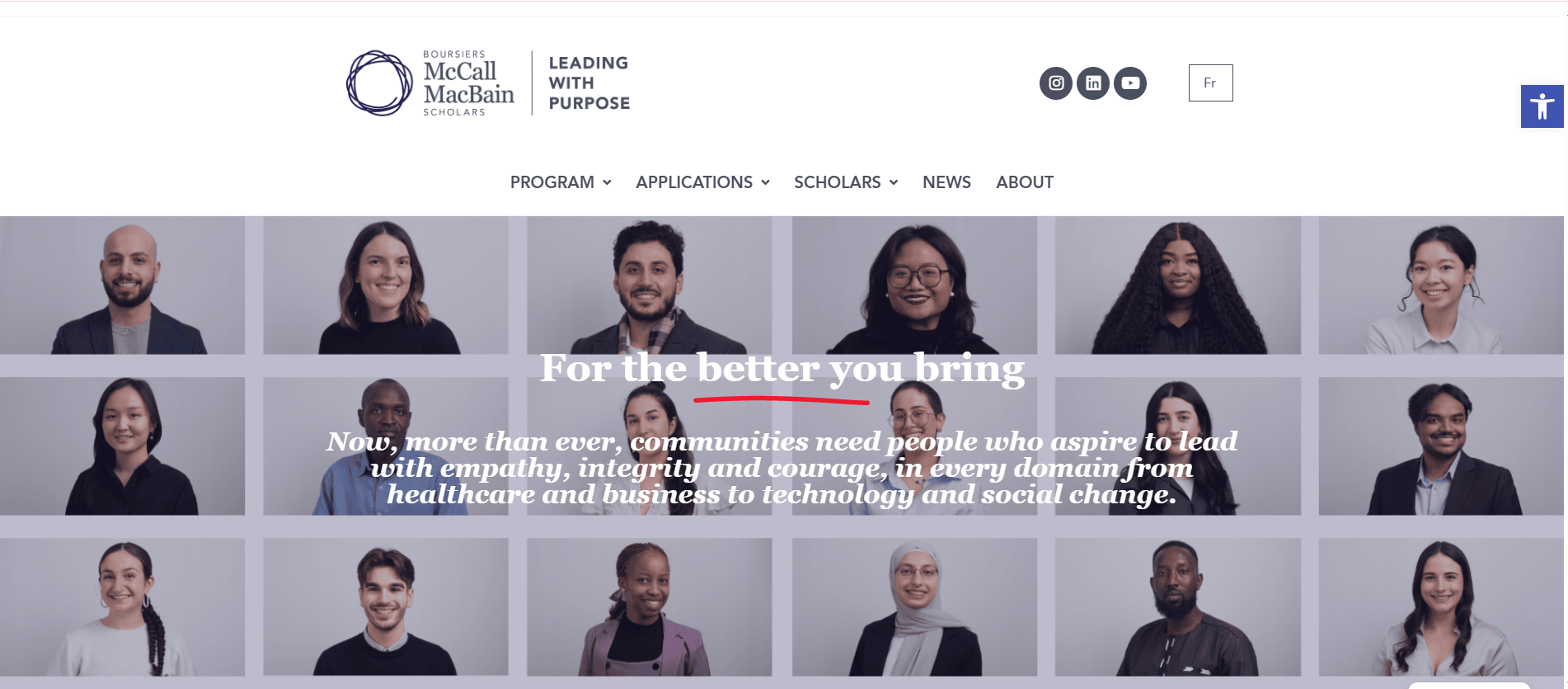 McCall MacBain Scholarship