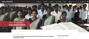 Tata Scholarship for Indian students